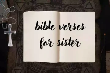 bible verses for sister