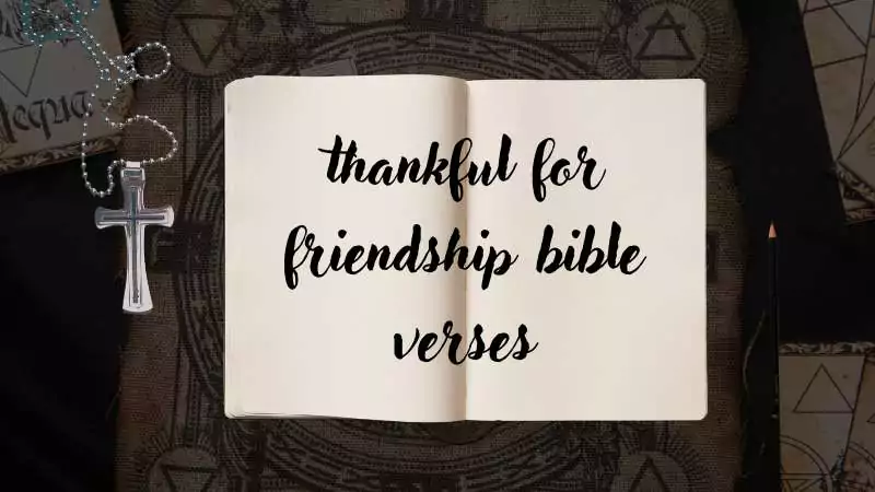 thankful for friendship bible verses