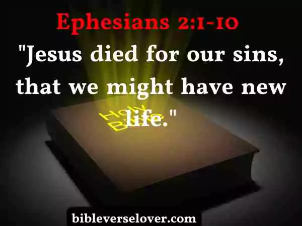 verses about jesus dying for us
