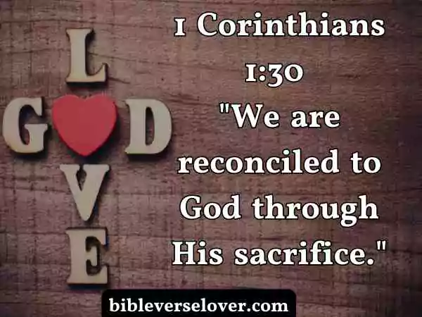 verses about jesus dying for us