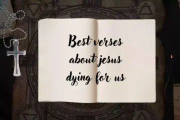 Best verses about jesus dying for us