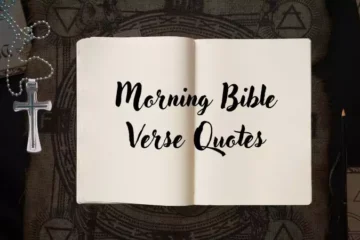 Morning Bible Verse Quotes