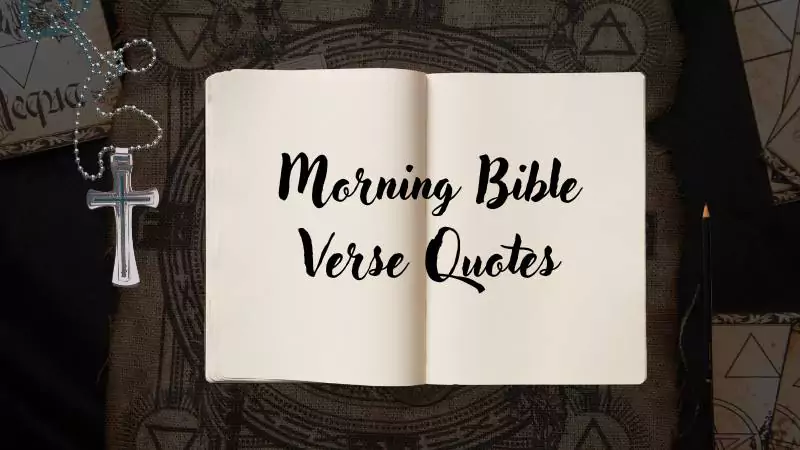 Morning Bible Verse Quotes