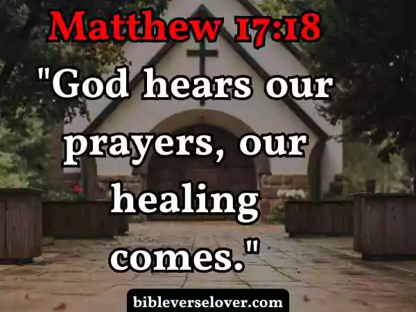 james asks jesus to heal him bible verse