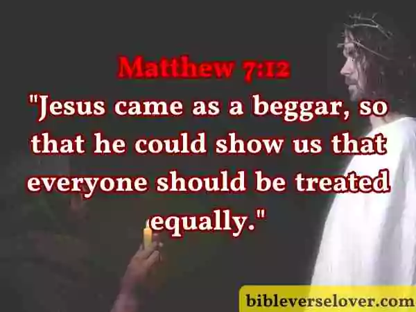 jesus disguised as beggar bible verse
