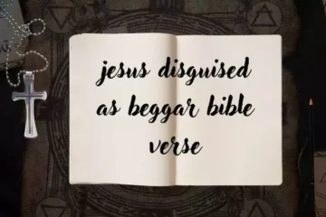 jesus disguised as beggar bible verse