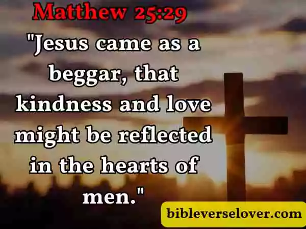 jesus disguised as beggar bible verse