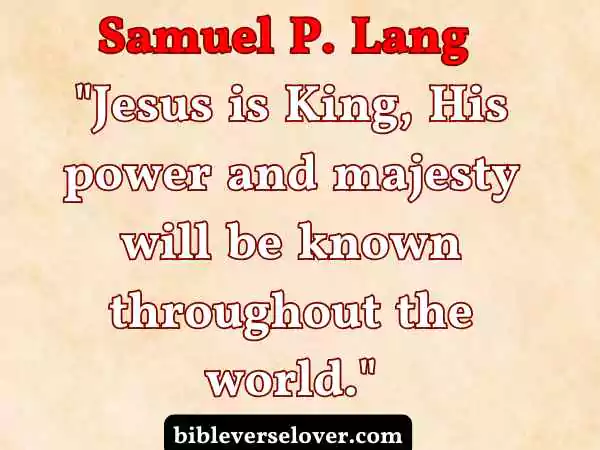 jesus is king bible verse