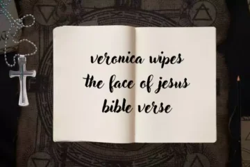 veronica wipes the face of jesus bible verse