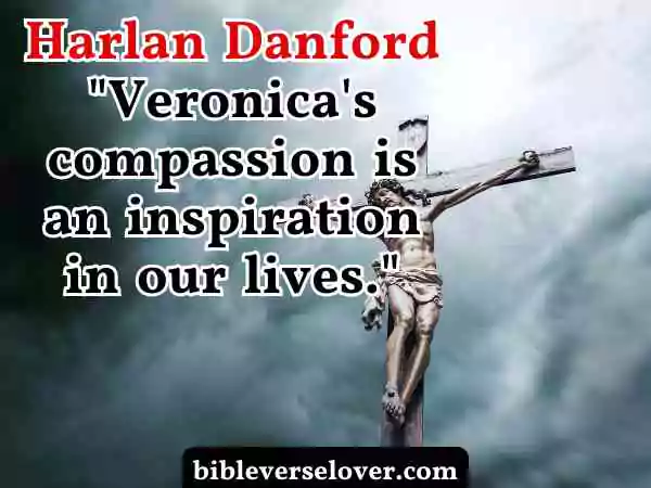 veronica wipes the face of jesus bible verse