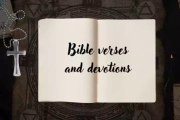 Bible verses and devotions