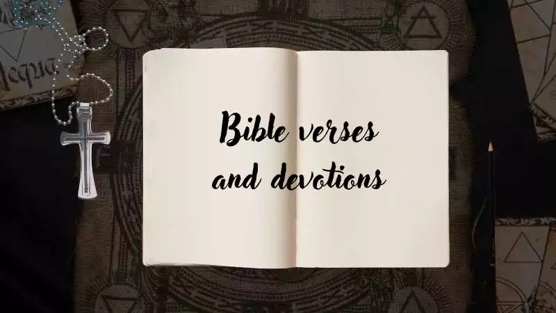 Bible verses and devotions