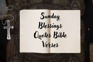 Sunday Blessings Quotes Bible Verses