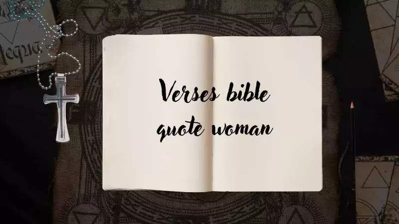 Verses bible quote woman