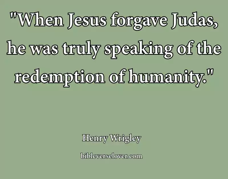 jesus forgives judas verse