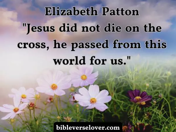 Jesus died on the cross quotes