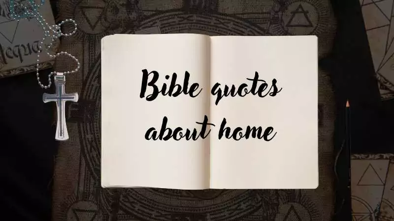 Bible quotes about home