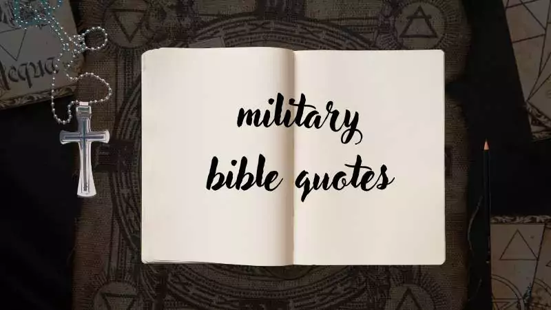 military bible quotes