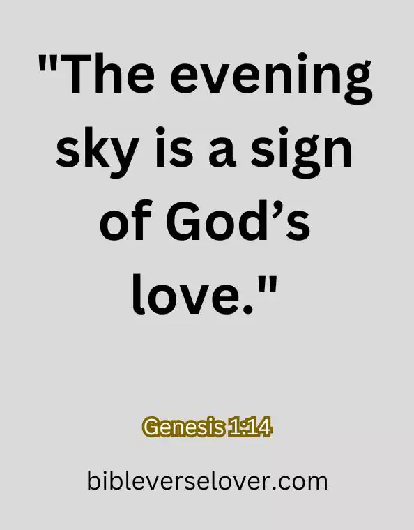 sunset bible verse