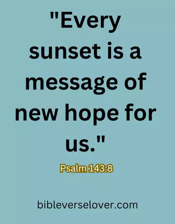 sunset bible verse