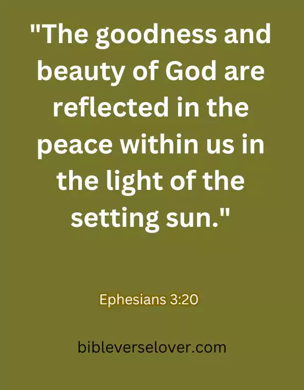 sunset bible verse
