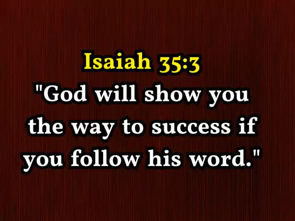 successful bible verses